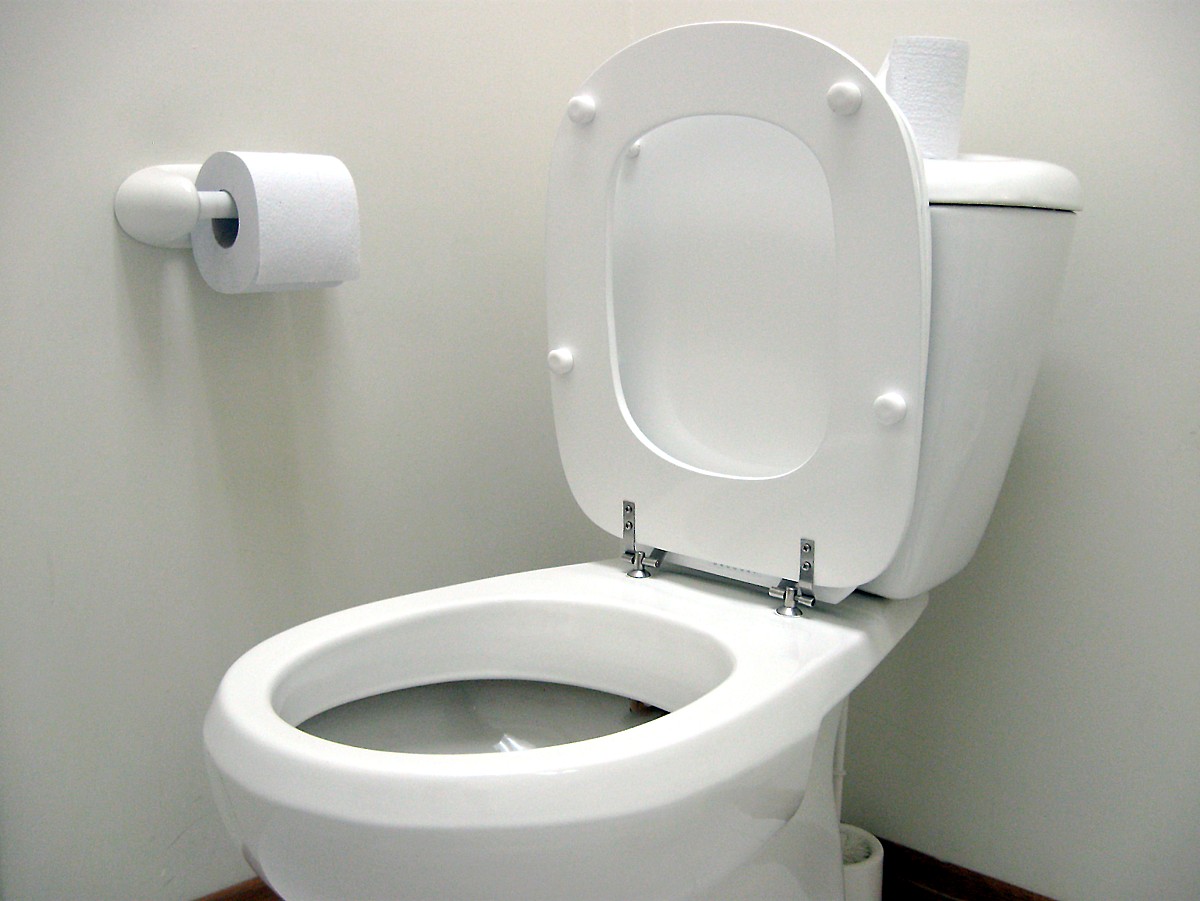white modern toilet