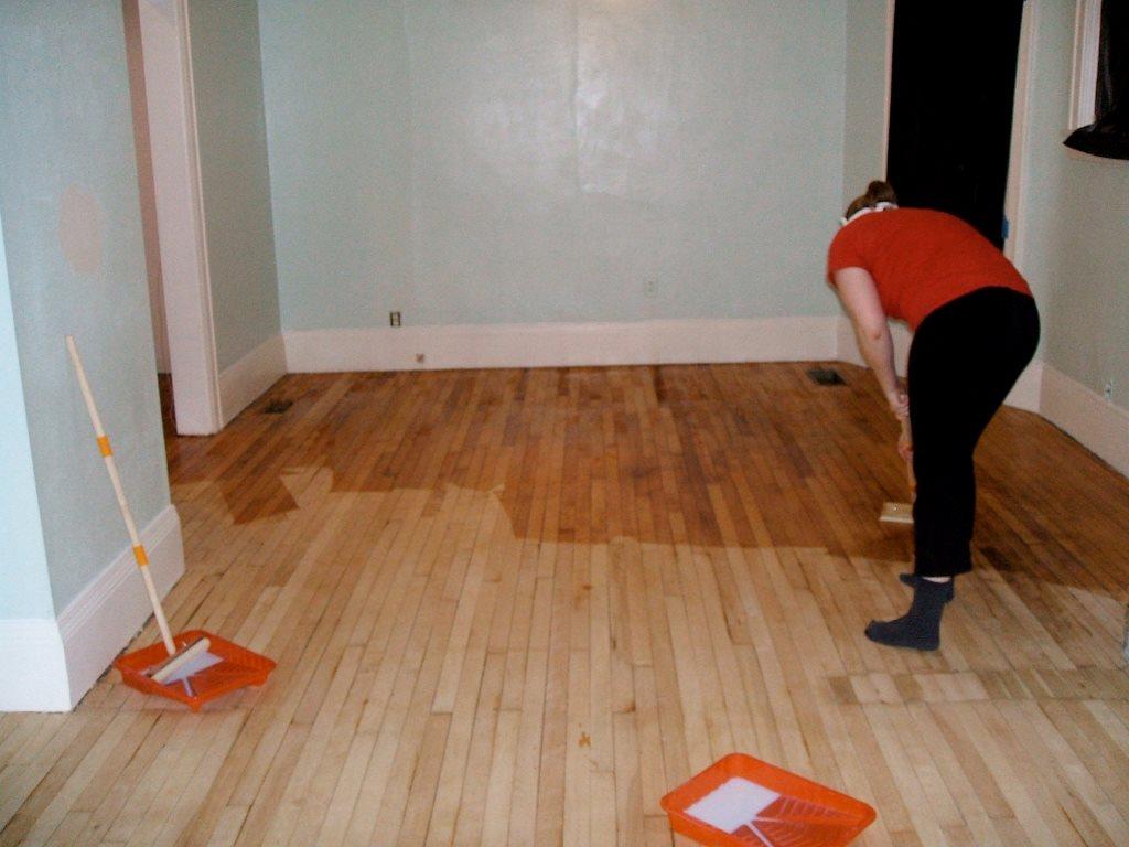 Water resistant finish for hardwood by Nate Vack/flickr Water resistant finish for hardwood by Nate Vack/flickr