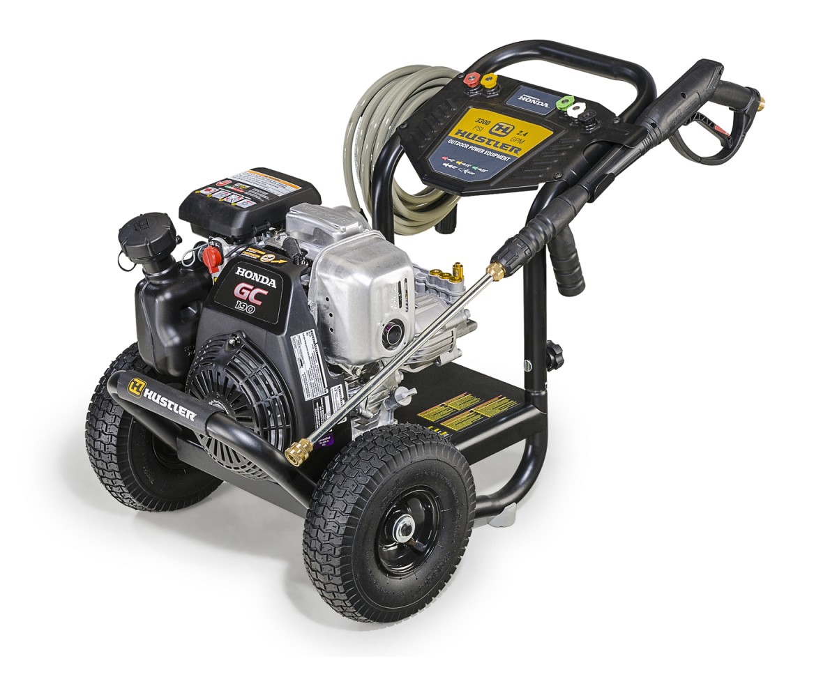 Pressure washer/courtesy Hustler Turf Pressure washer/courtesy Hustler Turf