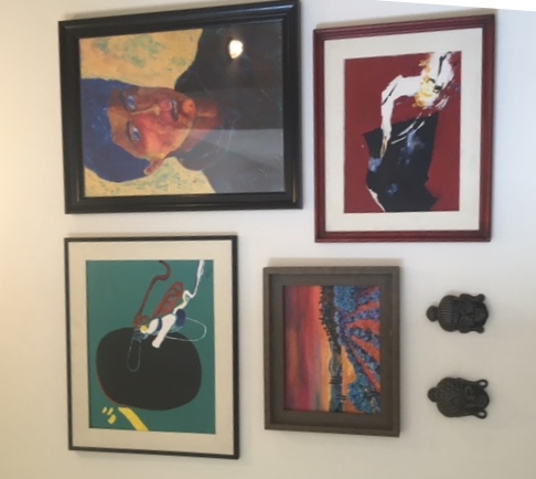 More art hung by handymen More art hung by handymen
