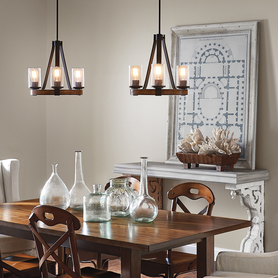 Ambient lighting chandelier/Courtesy of Lowe's