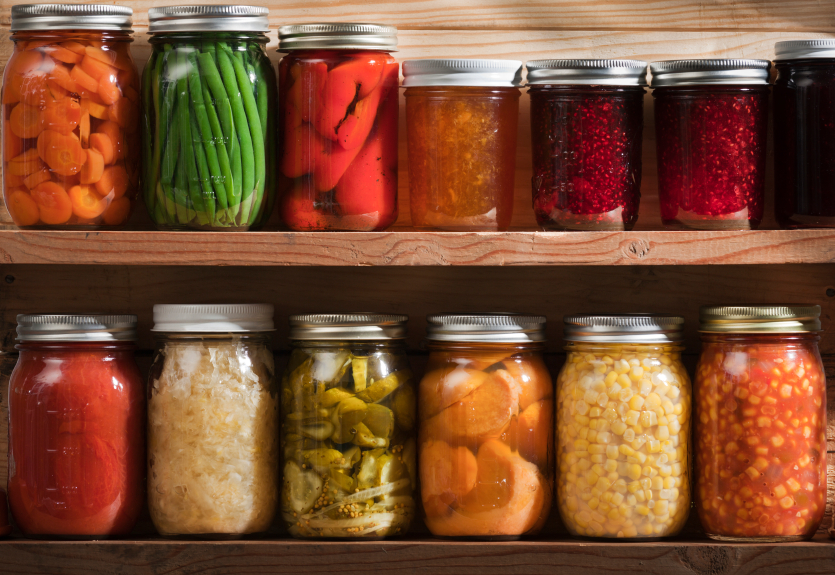 Photo of glass canning jars by YinYang/istockphoto.com. Photo of glass canning jars by YinYang/istockphoto.com.