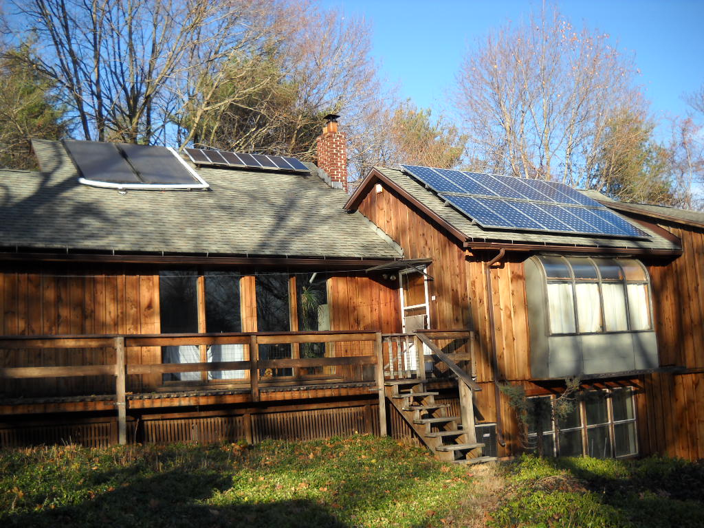 John Howard's solar home. Photo: Cris Carl