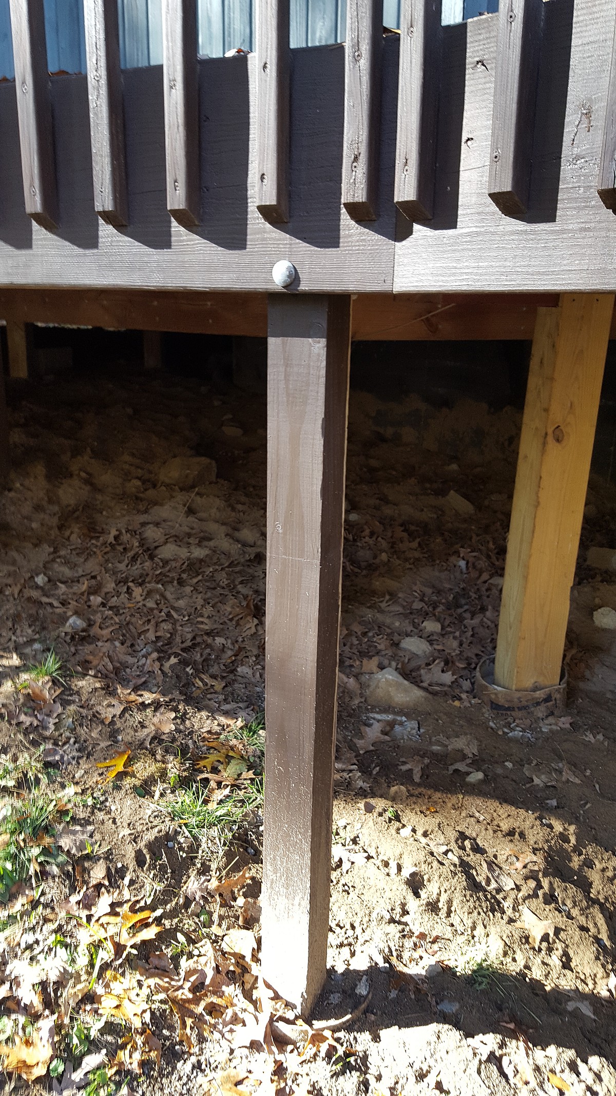 Our deck is safe to use now Our deck is safe to use now