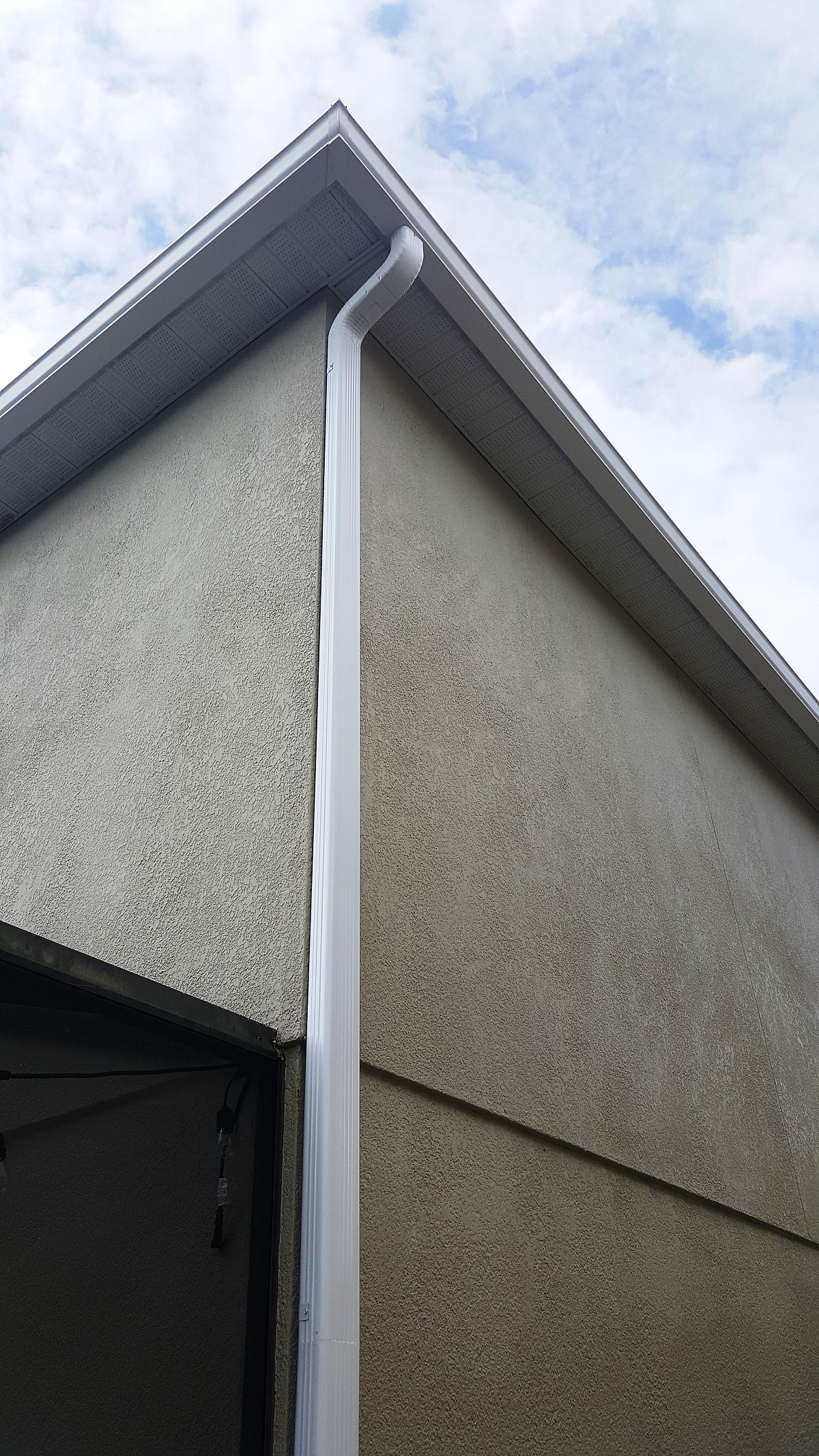 Underside of guttering Underside of guttering