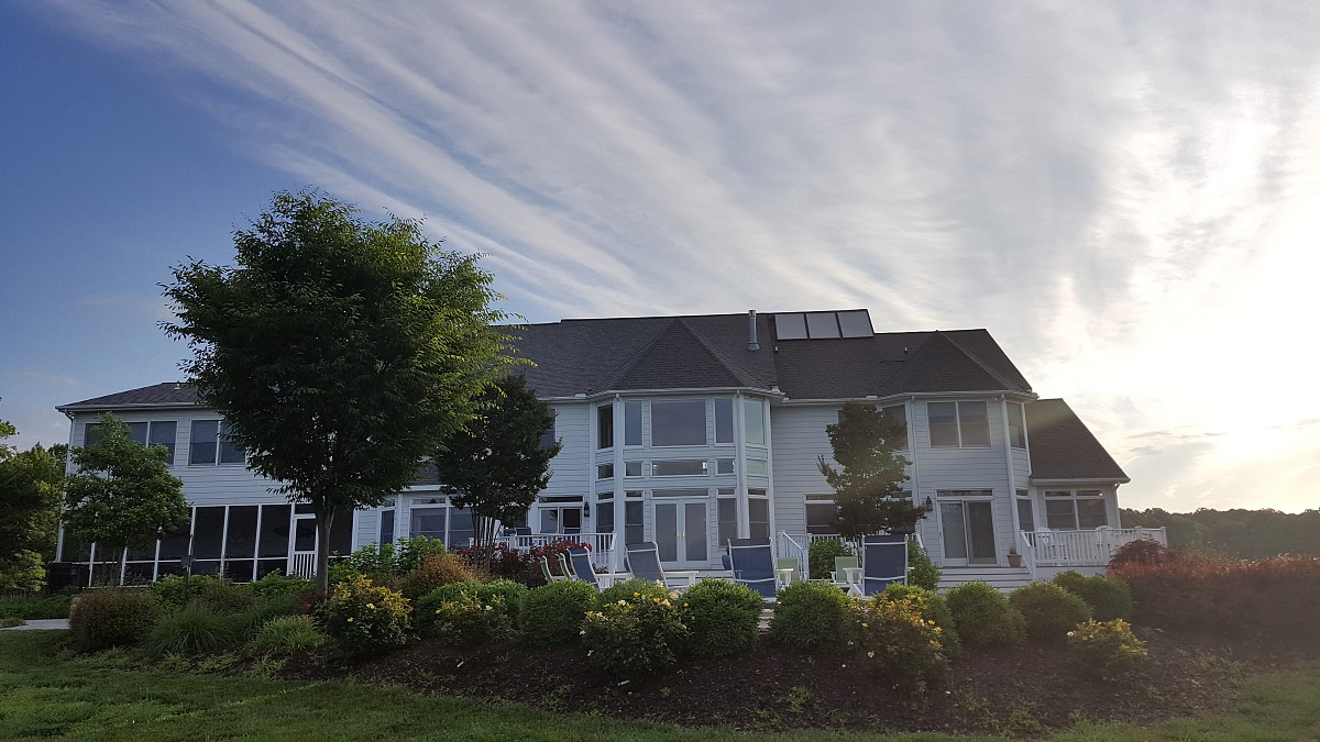 Two cap shingles replaced Two cap shingles replaced