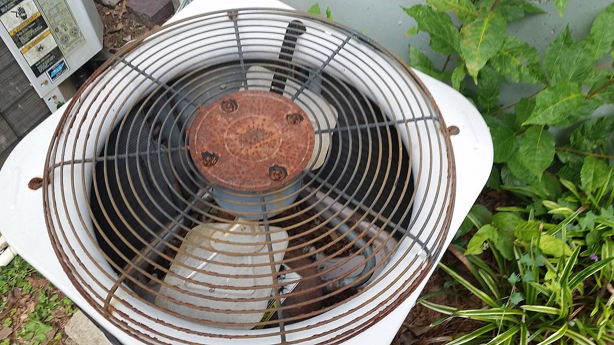 AC unit after repair AC unit after repair