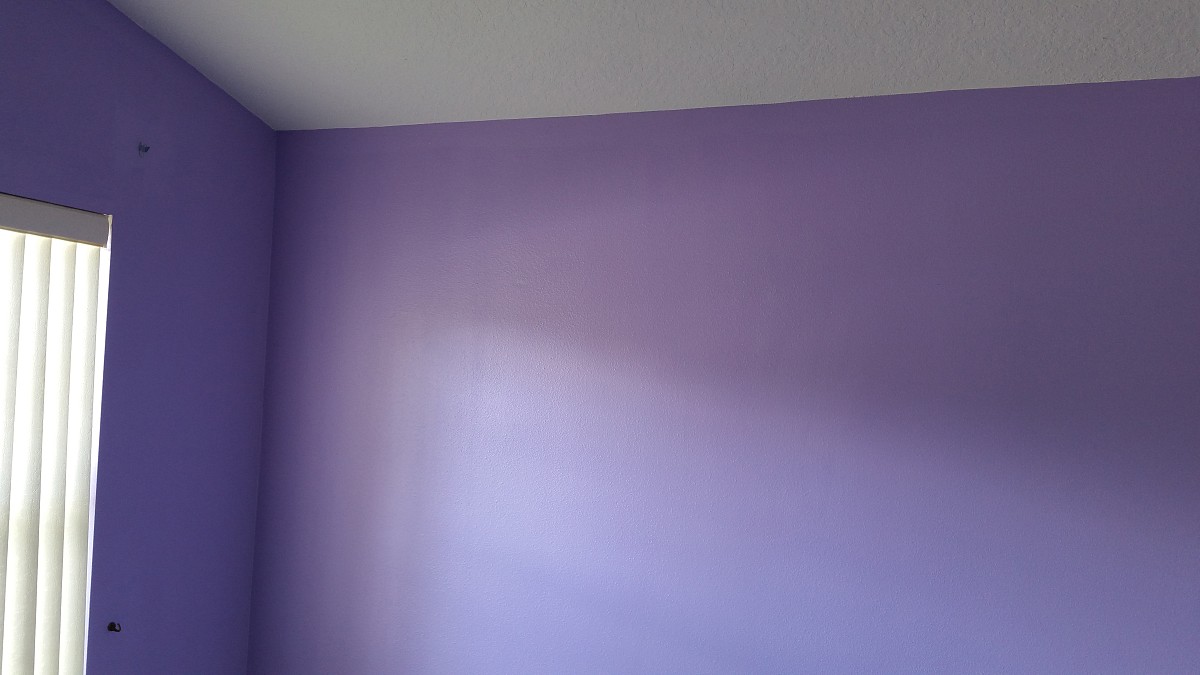 Bedroom painting - lilac Bedroom painting - lilac