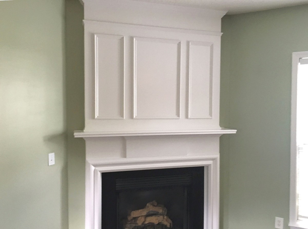 Careful paint job on trim