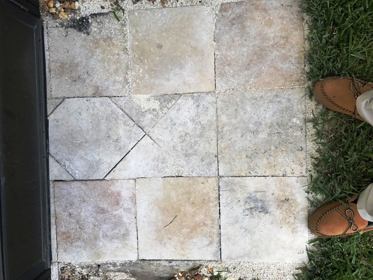 Travertine tile repair Travertine tile repair
