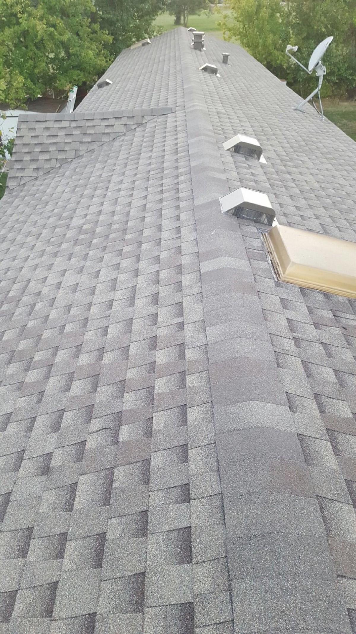 AFTER Newly installed roof