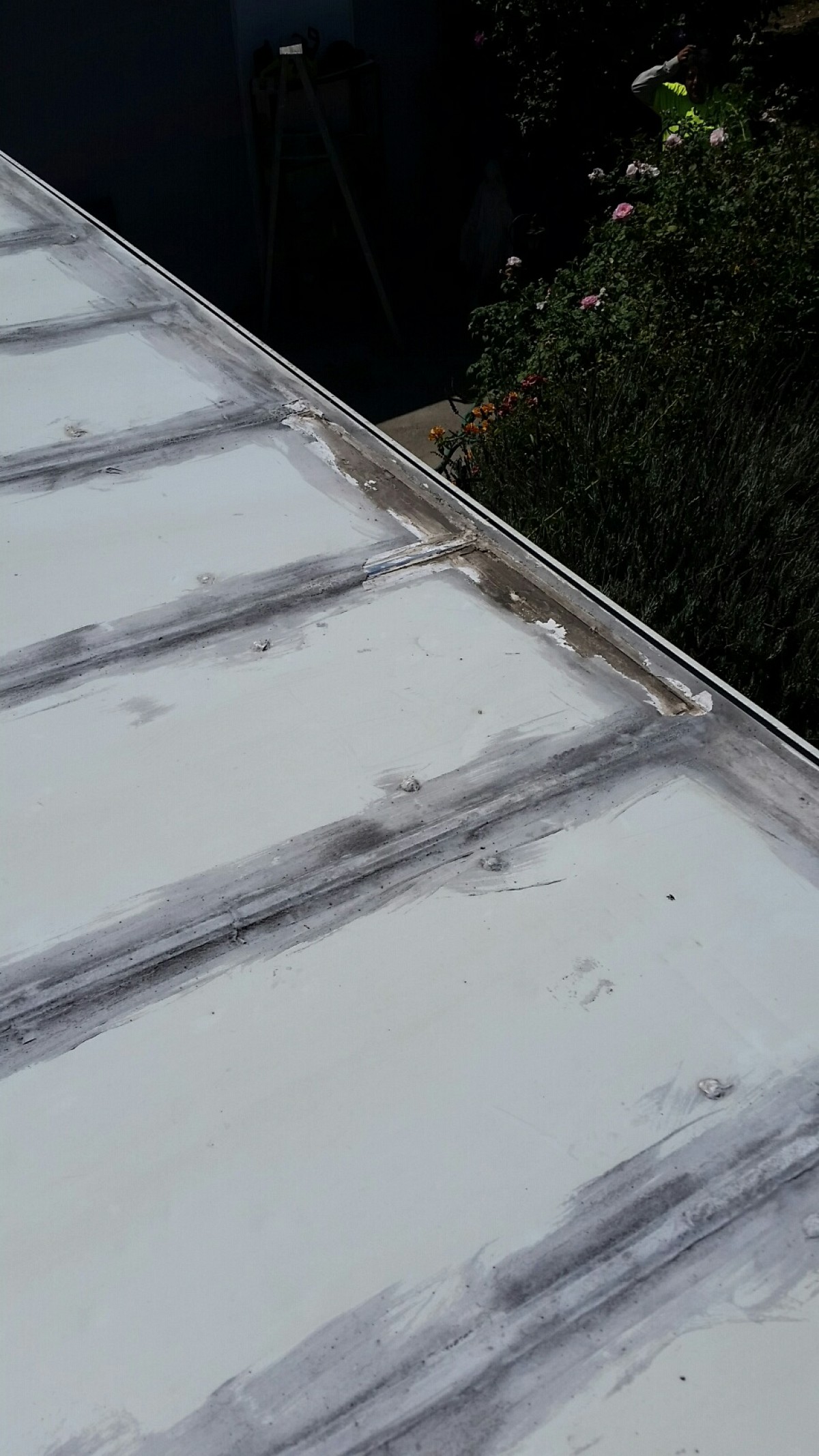 BEFORE Leaky roof