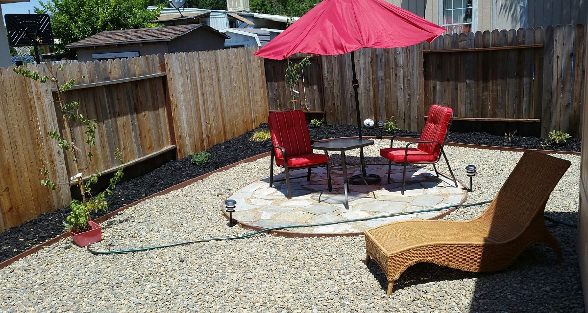 AFTER charming, low-maintenance garden