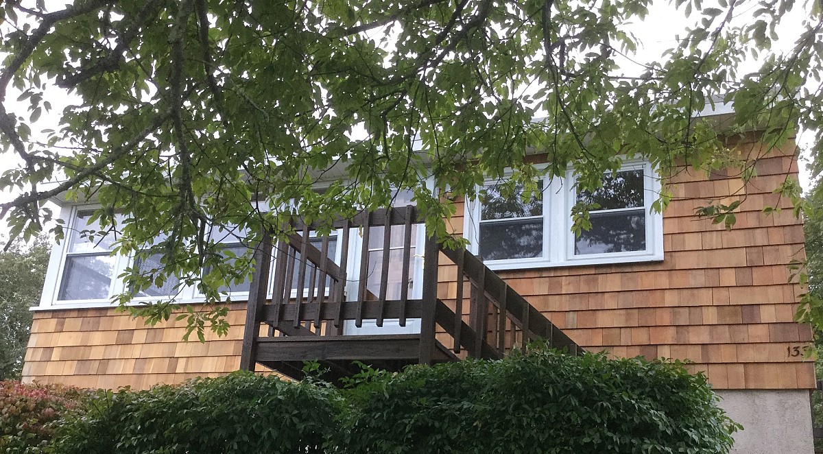 Cedar siding replacement Cedar siding replacement