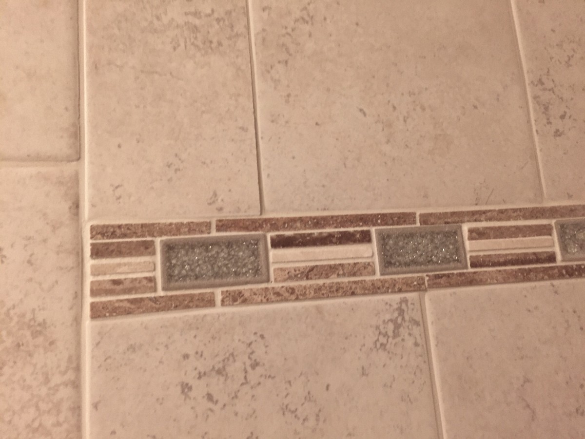 AFTER Beautifully tiled trim AFTER Beautifully tiled trim