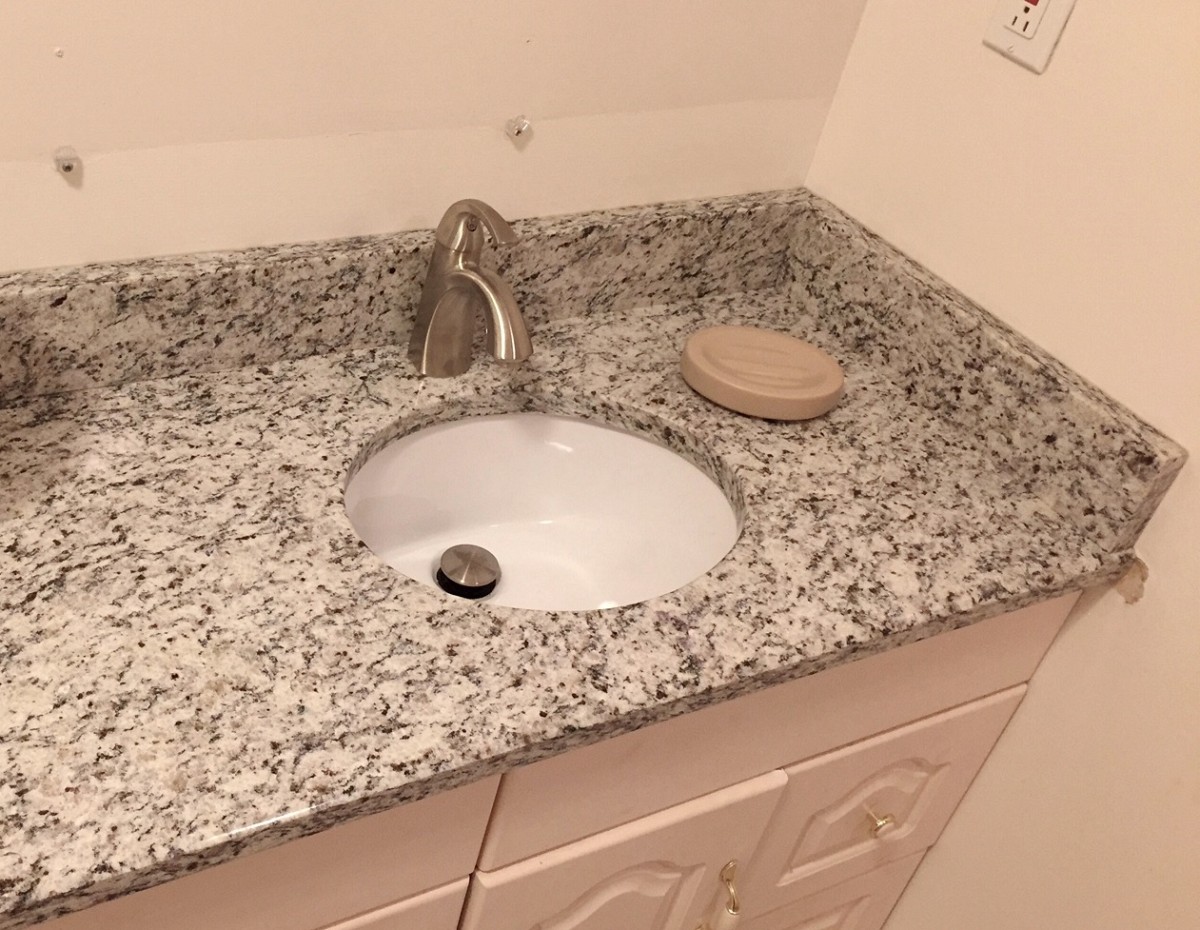 AFTER Upscale granite countertop AFTER Upscale granite countertop