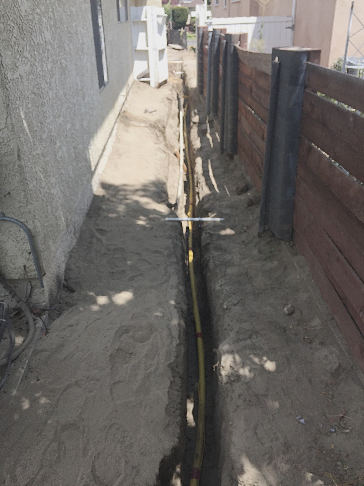 Gas line installation Gas line installation
