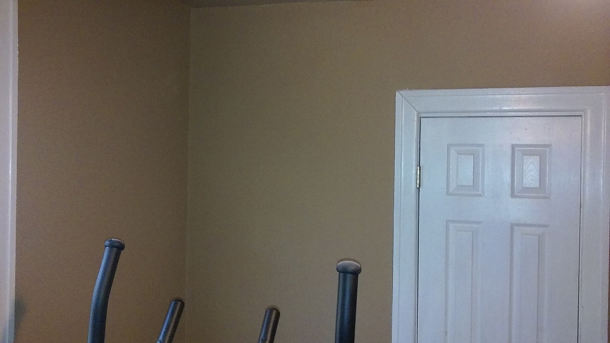 Another view of the sheetrock wall Another view of the sheetrock wall