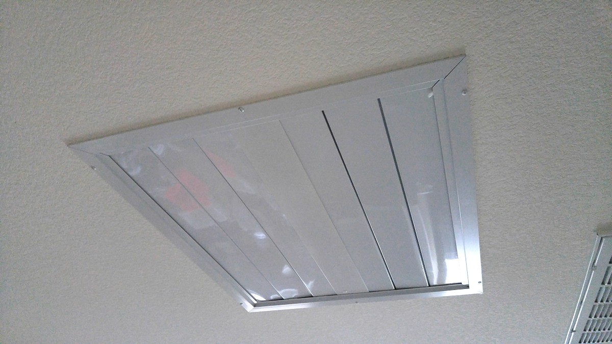 Whole house fan vent Whole house fan vent