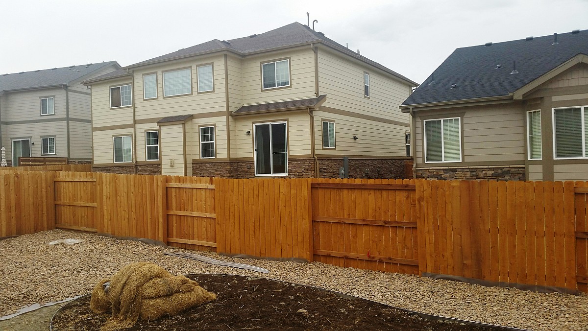 Neighbor's fence is not so well built