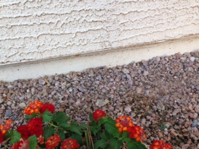 Exterior painting - stem wall Exterior painting - stem wall