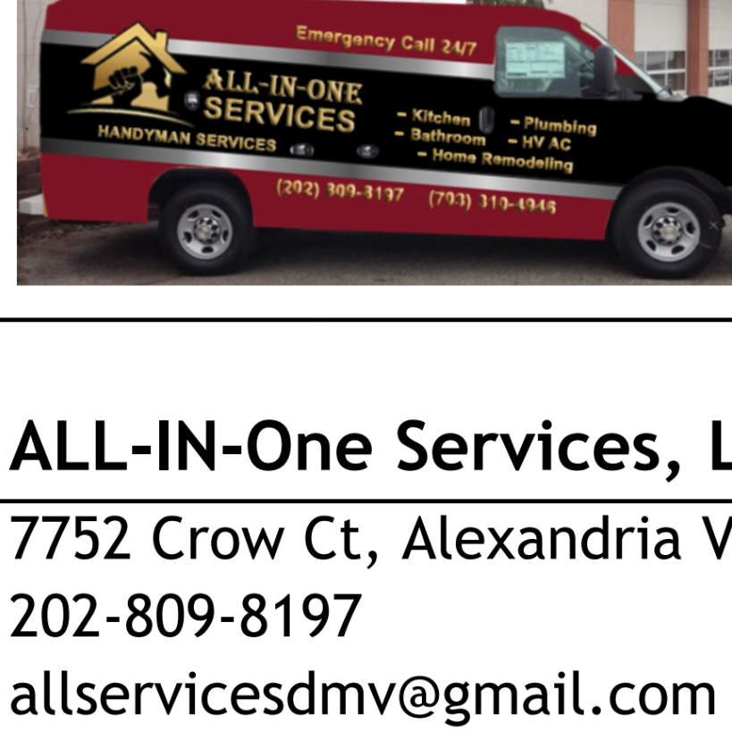 All In One Services All in one services llc Arlington, VA, 22204 | Networx